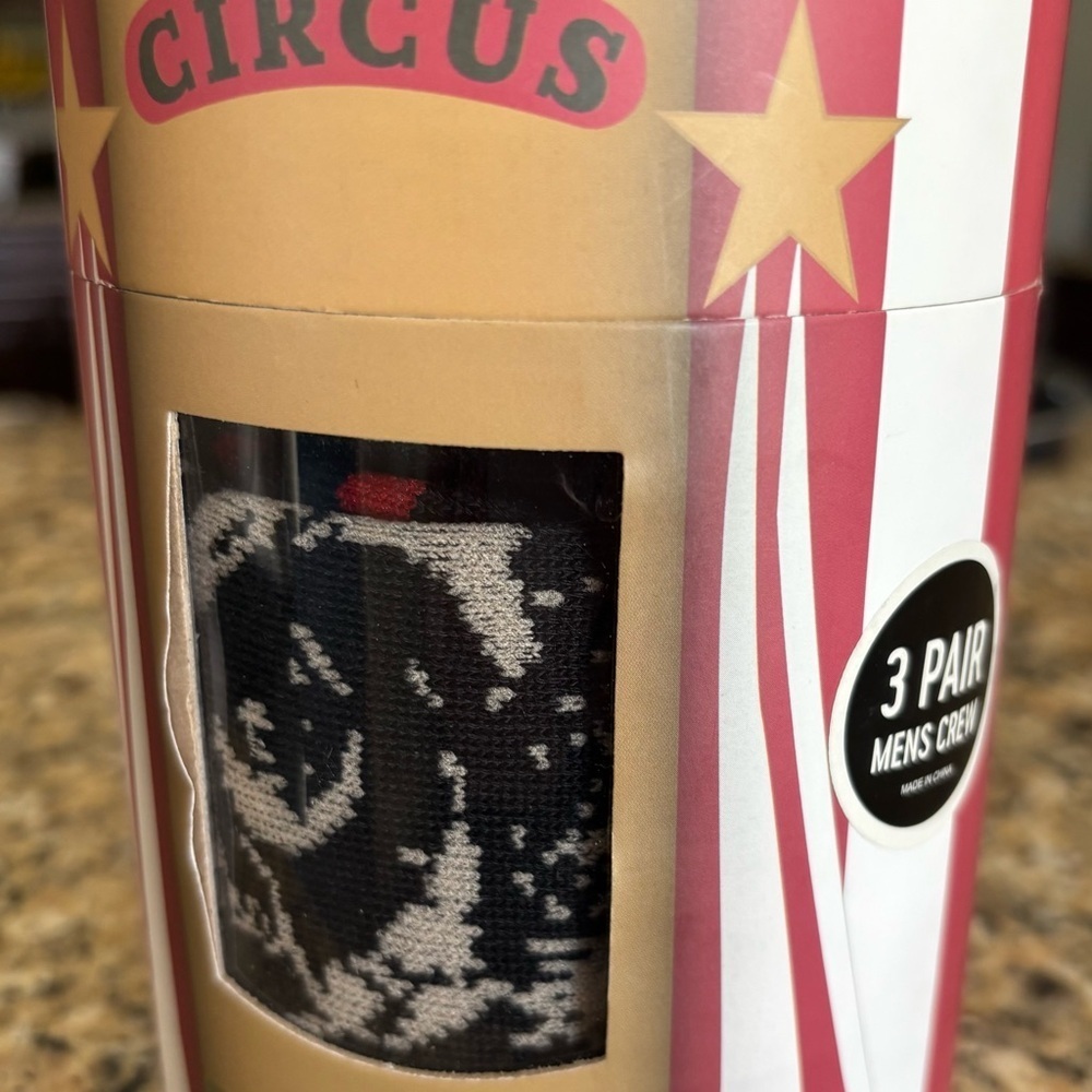 Circus The Conjuring Horror Movie Themed Men's Crew Socks